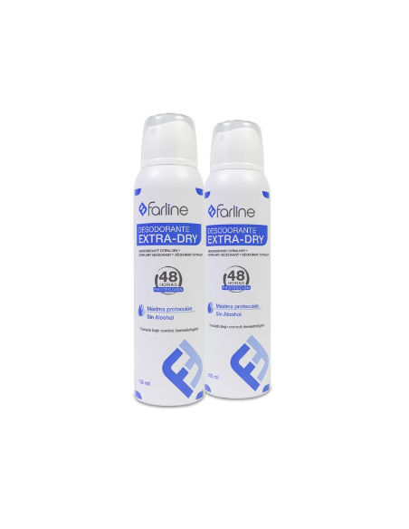 FARLINE DUPLO SPRAY DESODORANTE  EXTRADRY FARLINE 48H