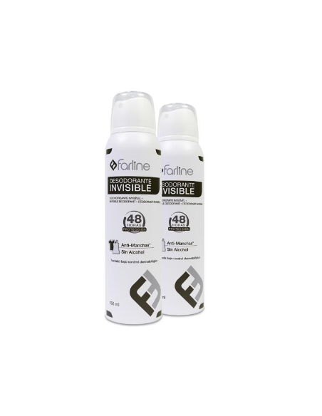 DUPLO DESODORANTE INVISIBLE FARLINE SPRAY 150ML