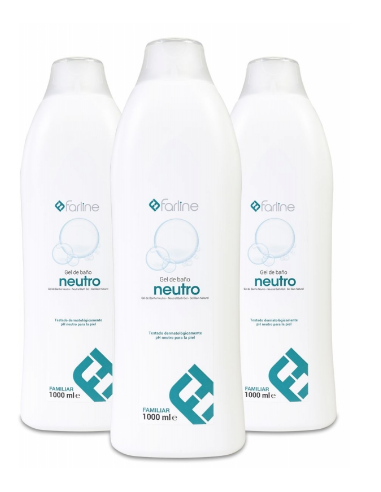 FARLINE GEL DE BAÑO FAMILIAR 1 LITRO PACK 3 U