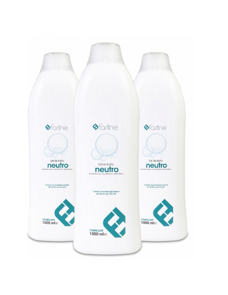 FARLINE GEL DE BAÑO FAMILIAR 1 LITRO PACK 3 U