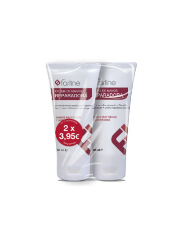 DUPLO FARLINE CREMA MANOS REPARADORA 2X 50ML