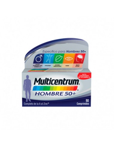 MULTICENTRUM HOMBRE 50+ 90 COMPRIMIDOS