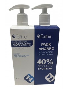 FARLINE PACK LOCION HIDRATANTE 40%