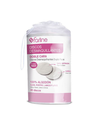 DISCOS DESMAQUILLANTES OVALADOS FARLINE FORMATO...