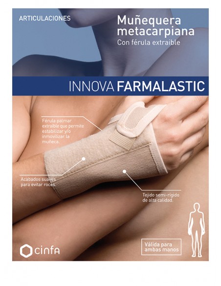 MUNEQUERA METACARPIANA FARMALASTIC INNOVA FERULA T PEQ