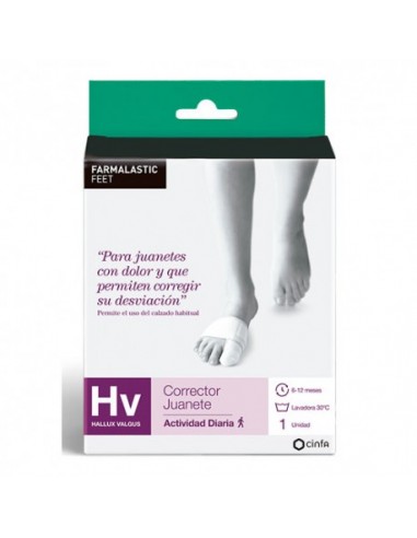 CORRECTOR JUANETE ACTIVIDAD FARMALASTIC FEET T PEQ